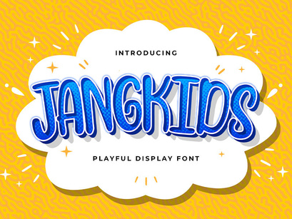 Jangkids - Playful Display Font