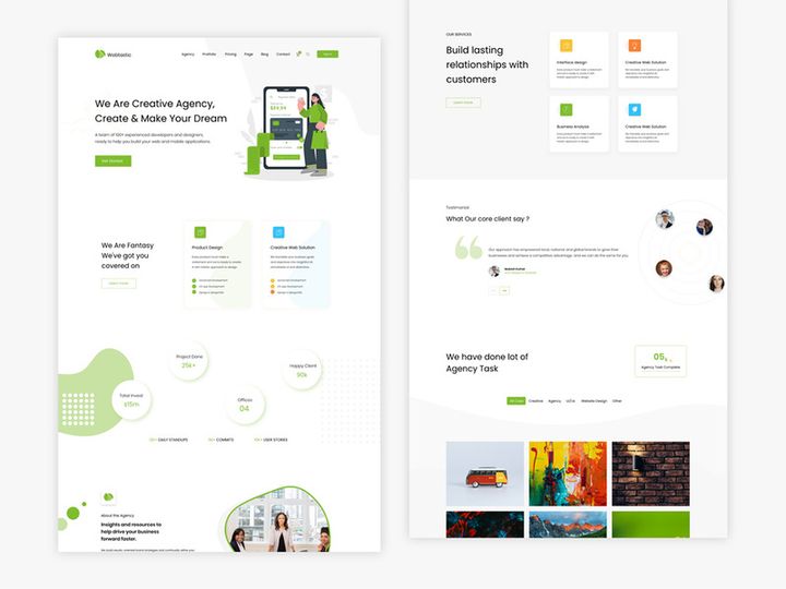 Agency Web Layout