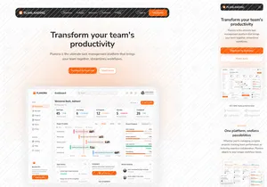 PlanLanding - Landing Page for Organized Productivity
