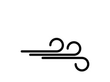 Wind vector icon design illustration