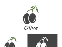 Olive fruit logo design.