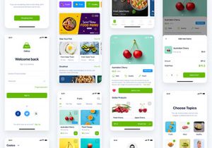 Delites - Online Grocery UI Kit for Adobe XD
