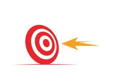 Focus icon illustration design template