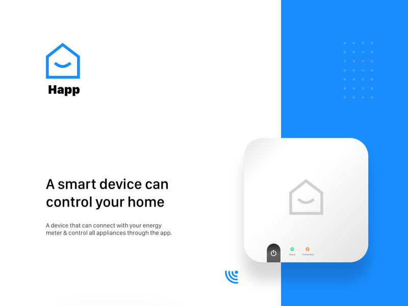 Happ - Smart Home App UI Kit for Adobe XDRamky