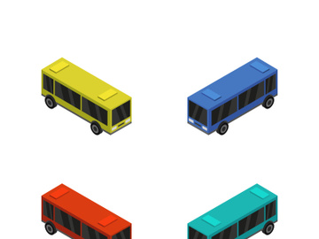 isometric city bus preview picture