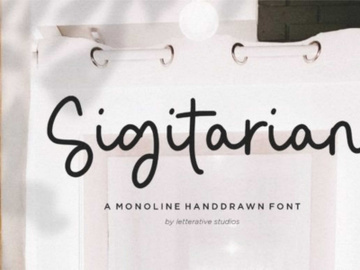Sigitarian Font preview picture