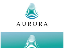 aurora logo design icon illustration vector template