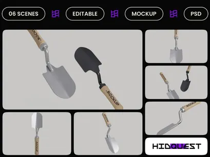 Garden Hand Scoop Mockup