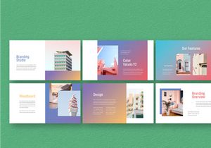 Gradient Pastel Google Slide Template
