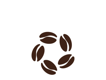 Premium coffee bean logo design. preview picture