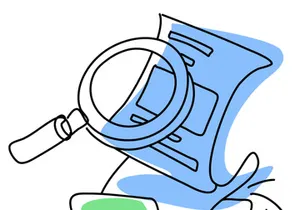 Flat Illustration Approved Stamp