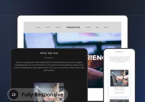 WebMinds - Tech Enthusiasts Landing Page UI Kit