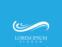 wave icon logo vector image app