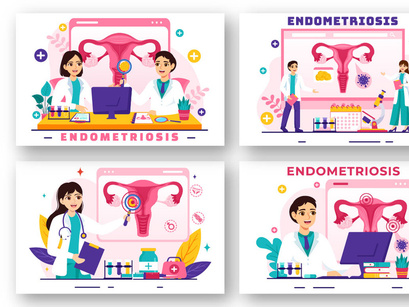12 Endometriosis Illustration