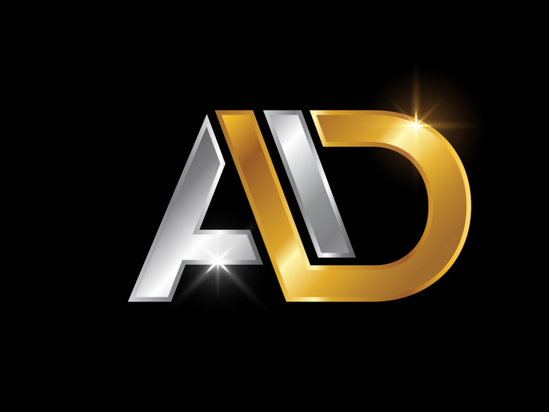 Initial Letter A D Logo Design Vector. Graphic Alphabet Symbol For Corporate Business Identity