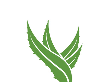 Aloe Vera logo icon design symbol beauty skin care preview picture