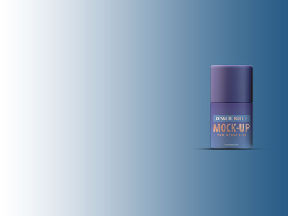 Small Cosmetic Bottle Mockup [Free]