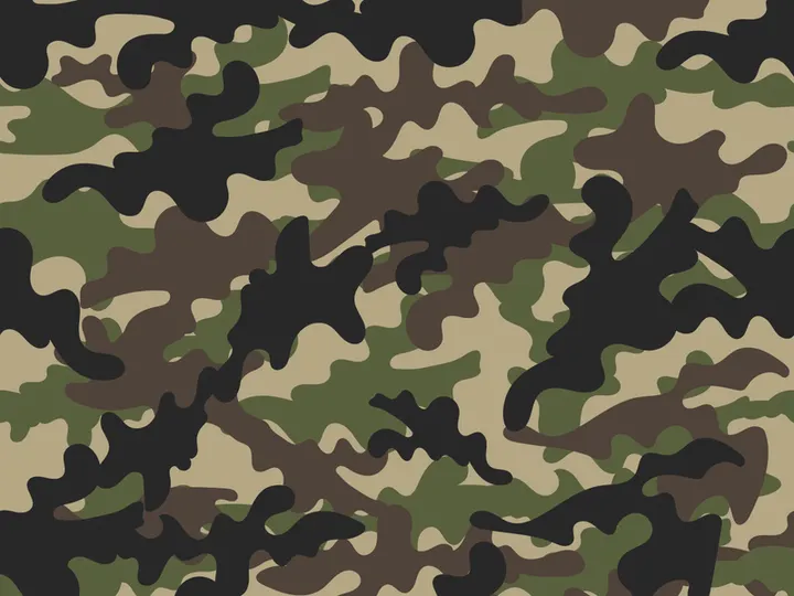 Army military illustration design