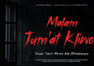 Hallowed Crawler - Rough Font