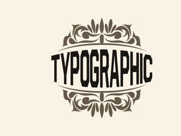 Vector Decorative Vintage Typography Ornament Elements, Greeting Card Design preview picture