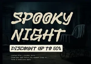 Derelict | Display Horror Font