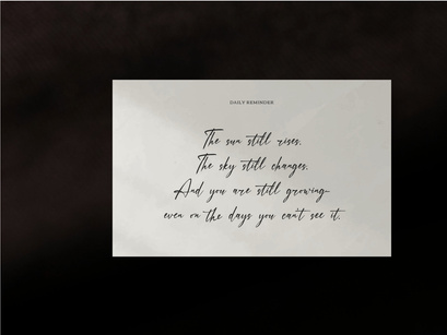 Faduga Elistonia | Handwritten Script