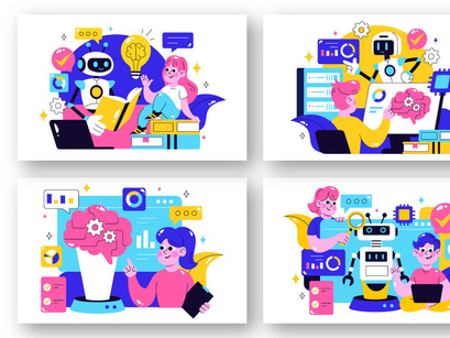 10 Machine Learning Illustration