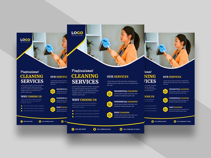Cleaning Searvice Flyer Template Ver-3