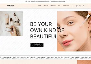 Skincare Landing Page Concept