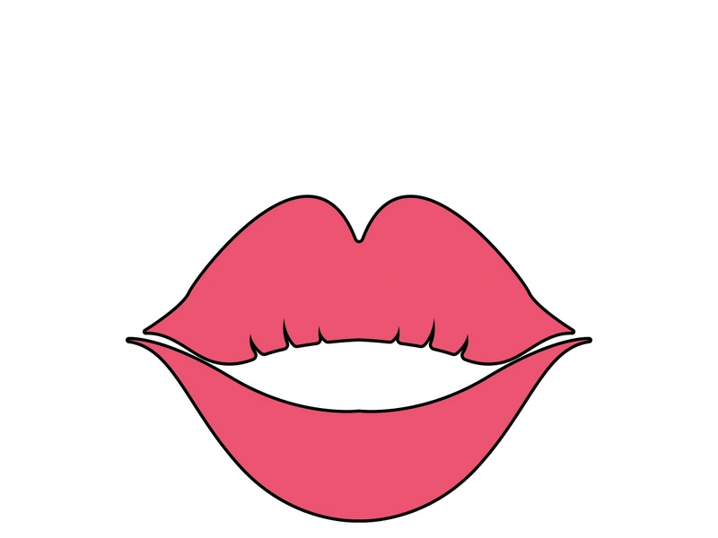 Woman's lips icon vector illustration design template