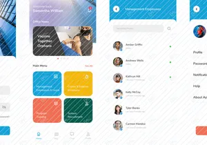 HR Smart Solutions Mobile App UI Kit
