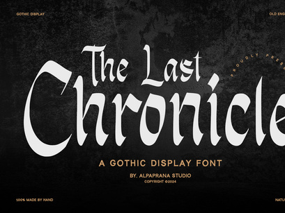 Last Chronicle - Display Font