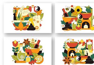10 Alternative Medicine Illustration