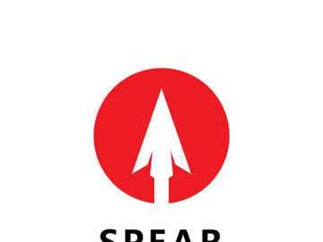 Spear logo vector design template preview picture