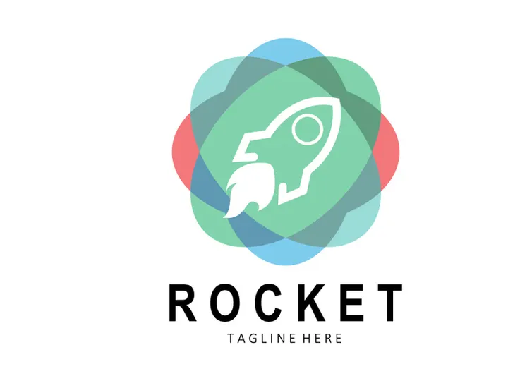 Rocket Logo Design, space exploration vehicle