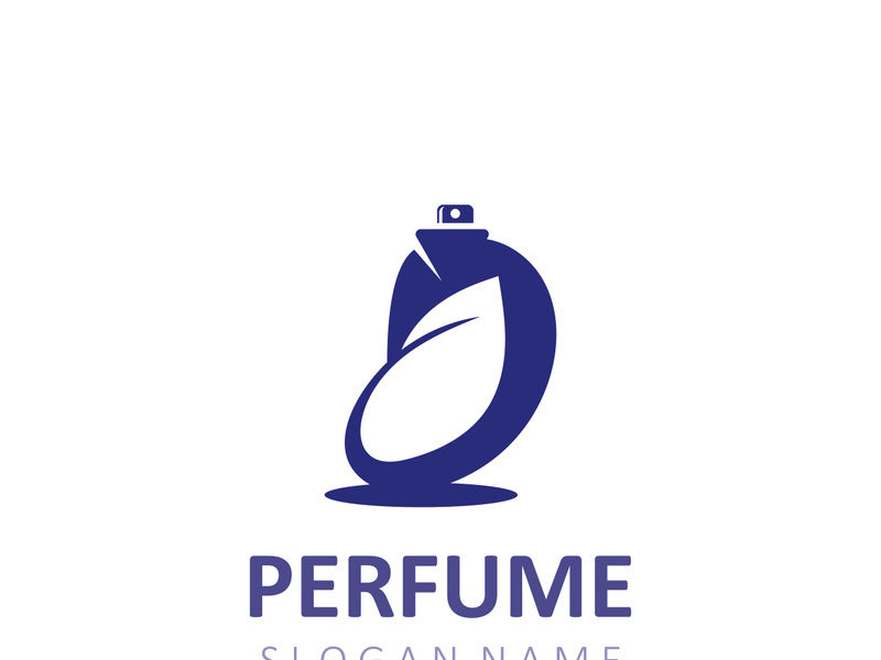 Luxury Perfume logo image cosmetic fragrance shop and business vector design