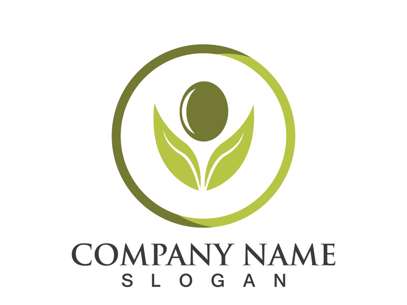 Extra virgin olive oil logo icon design vector illustration