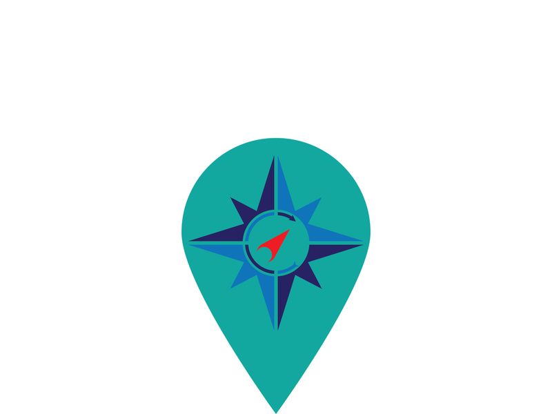 Compass logo template vector icon illustration design