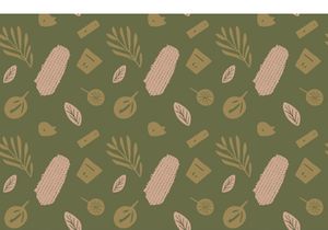 Summer Scandinavian Doodle Pattern