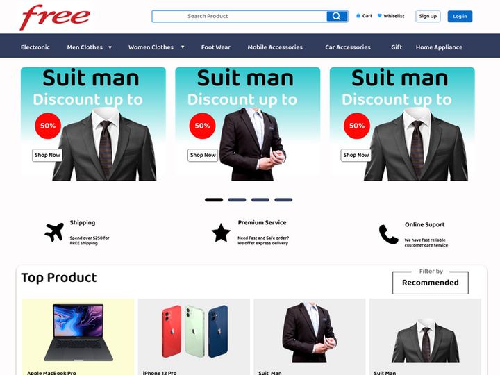 E-commerce website