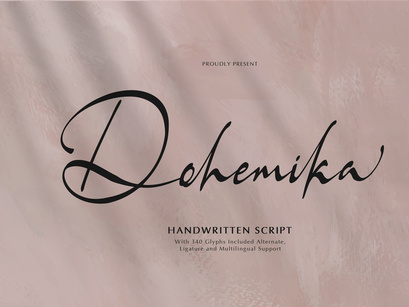 Dohemika | Handwritten Script