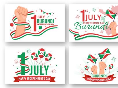 15 Burundi Independence Day Illustration