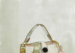 File EPS and JPG colorful handbag