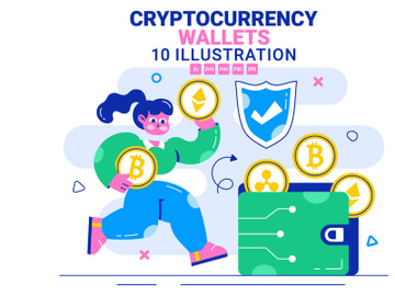 10 Cryptocurrency Wallets Illustration preview picture