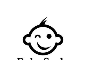 Cute Happy Baby Face Smile Logo Template