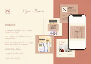 Instagram Template - Hyme Basic Fashion Post