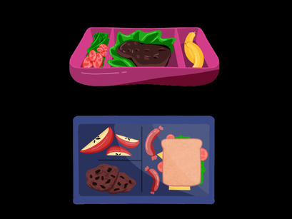 Lunch Box Illustration