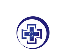 Health medical logo template vector illustration design