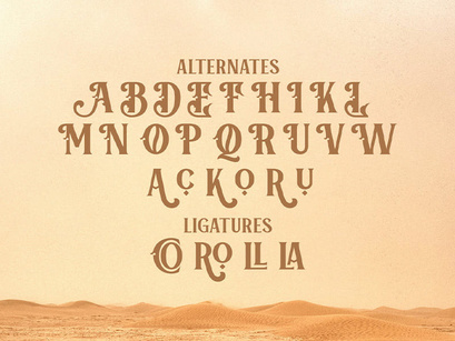 Aquero - Victorian Decorative Font