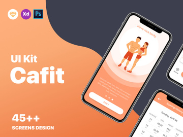 Cafit Workout UI Kit preview picture